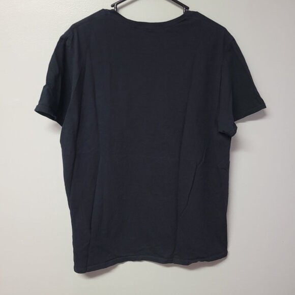 Ghostbusters Tee‎ Shirt Mens Large 42 44 Pink Aint Afraid Black Movie Halloween - Picture 4 of 6